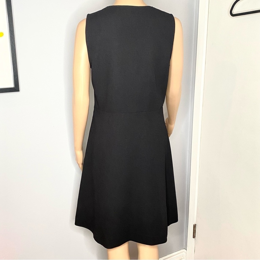 RW&CO Elegant Ruffled Black Sleeveless Dress for Simple Elegance US 8 - Picture 8 of 16